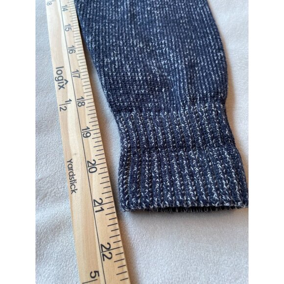 J. Hall M Cotton Waffle Knit Half-Zip Grampacore Sweater Y2K Medium - Picture 9 of 10